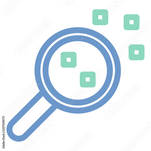 search data dual tone icon