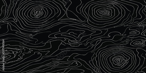 Foto Circular topographic contour lines abstract pattern with circular topographic el