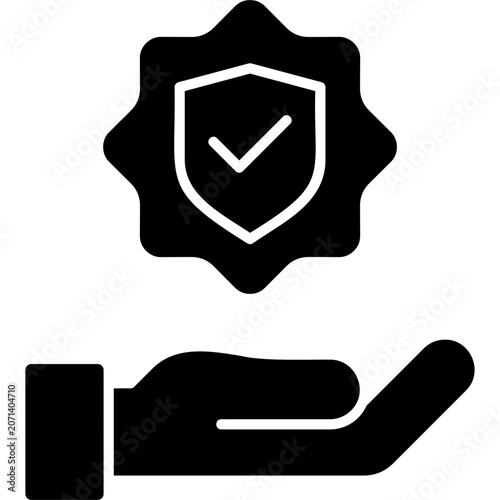 Φωτογραφία Glyph Solid Reliability Icon