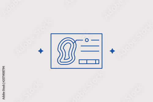 Schilderij op canvas Topographic contour map with lines layout line icon for navigation app, hiking club, engineering firm