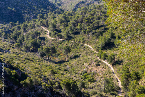 Foto Mountain landscape of the island of Mallorca, Spain
