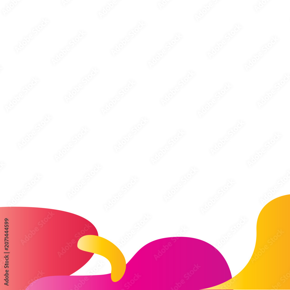 Obraz premium Vibrant Abstract Fluid Shape Background