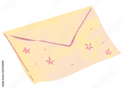 illustration of a handwritten letter