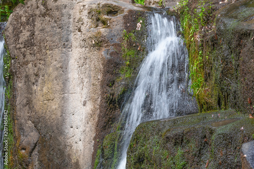 Beautiful cascade highlighting natural textures and freshwater movement.