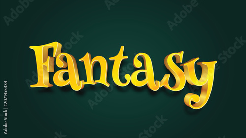 Fantasy Gold Text Effect