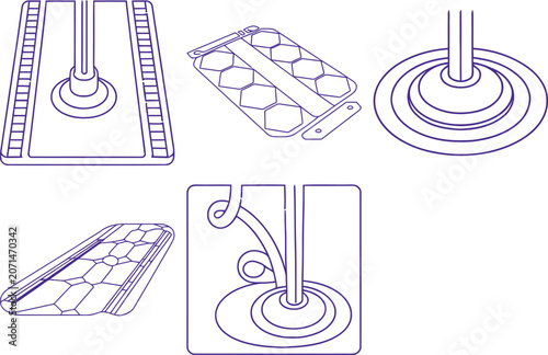 Architectural Drawing CAD Design Elements Blueprint Plan