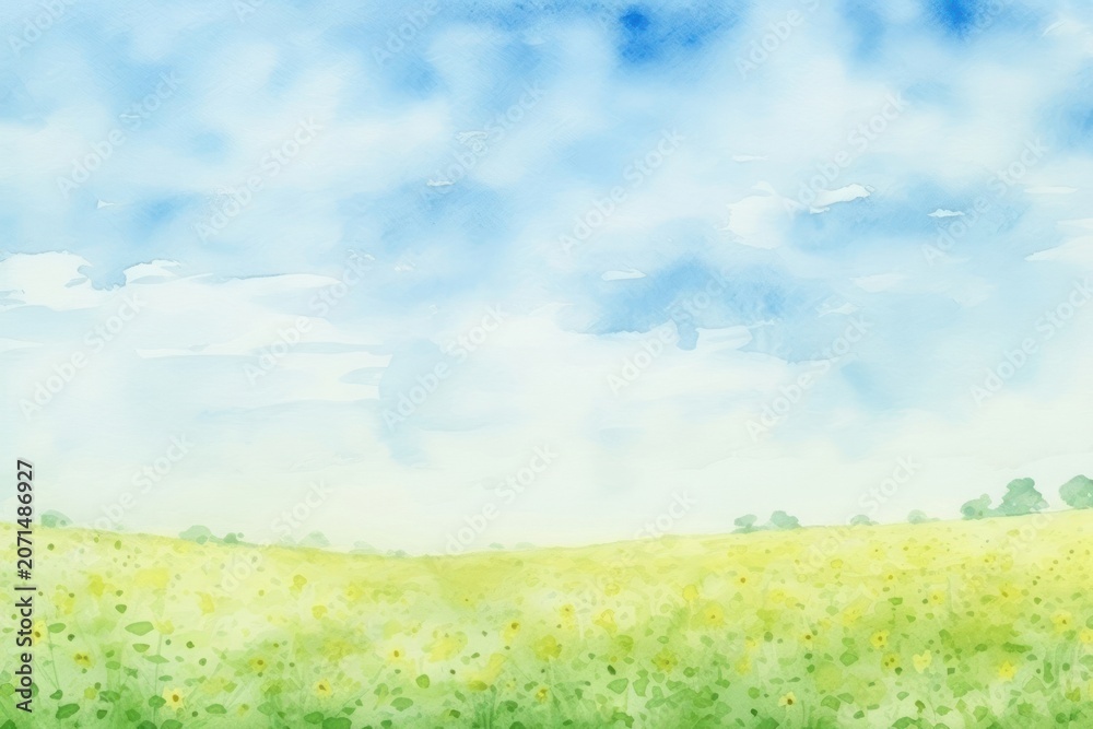 Obraz premium Field backgrounds grassland landscape.