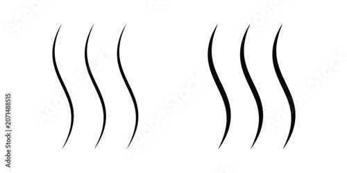 Bilde på lerret Evaporation icon in line art design vector concepts