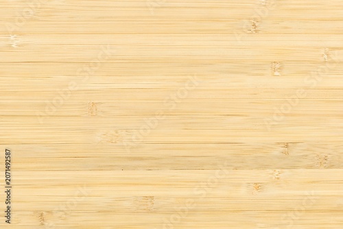 Tableau sur toile Alabaster beige bamboo wood texture horizontal grain plank surface background
