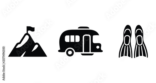 Travel and Adventure Icons
