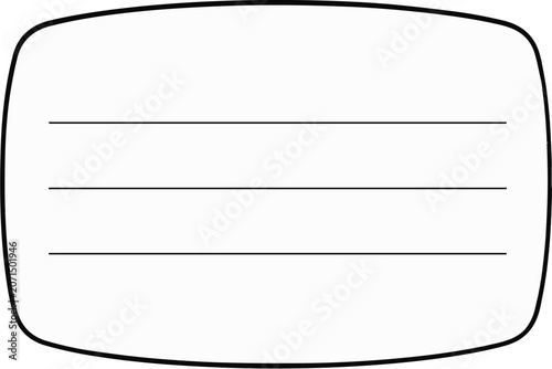 Composition Notebook Label Maker Blank svg