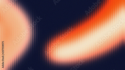 Luxury Glassy Vertical Striped Wallpaper Background with Orange Glow