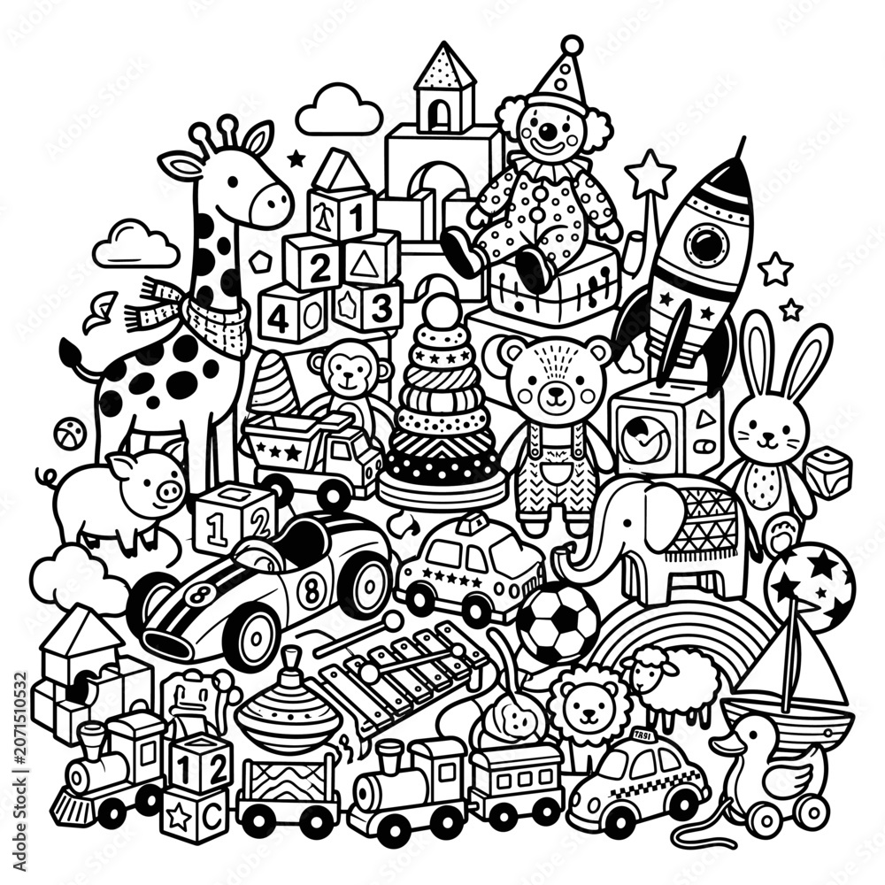 Obraz premium Classic Toy Collection
