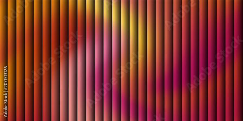 Obraz na plátně Vibrant abstract background features repeating vertical translucent bars showcas