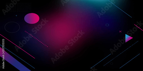 Abstract Colorful Music Background with Glowing Notes, Light Rays and Energy Motion in Blue and Black Space, Bright Star Shine, Artistic Illustration Wallpaper