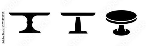 Fotografía Pedestal and Riser Icons