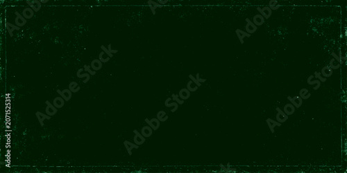 Futuristic Green Grunge Film Strip Background with Digital Data Lines Technology Texture Vector Illustration and Copy Space Wallpaper Design