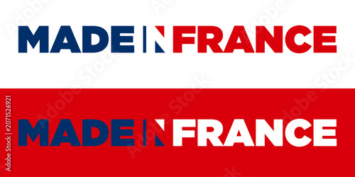 Made in France Logo Vector, French Brand Identity Badge, Premium Business Branding