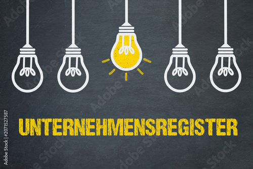 Tableau sur toile Unternehmensregister