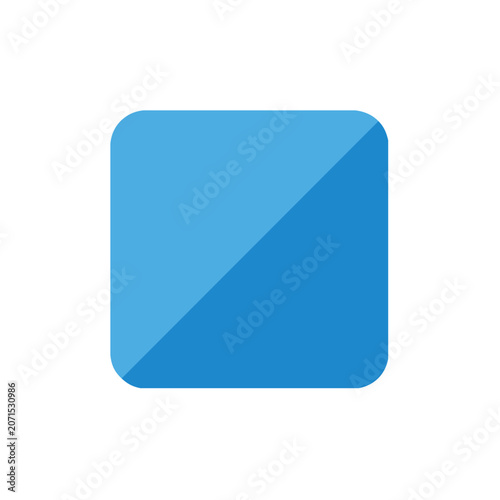 Light blue square vector icon