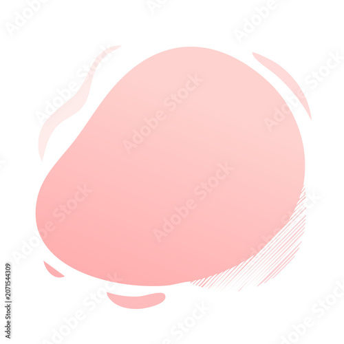 Pink watercolor splash vector