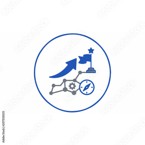 Vintage Scooter Icon on Square Internet Button, Retro Motorcycle Vector Illustration Symbol with Rider Style, Speed Bike Silhouette and Cycling Inspired Design