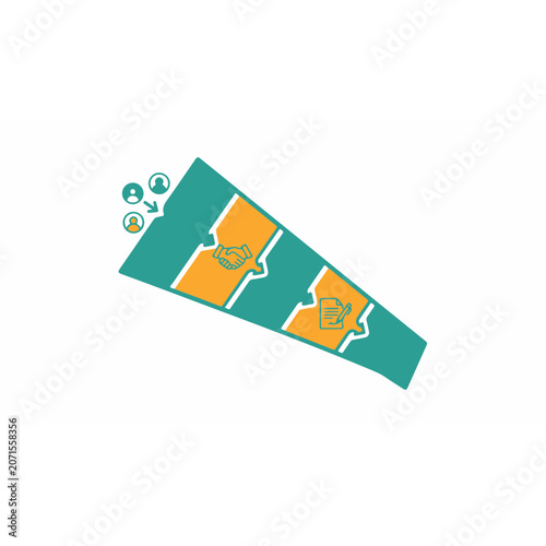 3D Colorful Jigsaw Puzzle Pieces Connecting Together as Business Strategy, Teamwork and Success Concept Illustration with Solution, Partnership and Idea Symbol Design