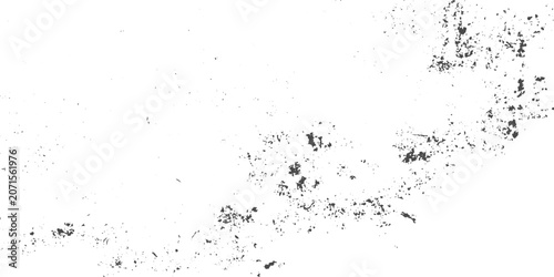 Obraz na plátně Abstract Monochrome Grunge Overlay with Aged Rubbed Texture, Dust Speckles, Halftone Noise Pattern and Retro Print Error Effects