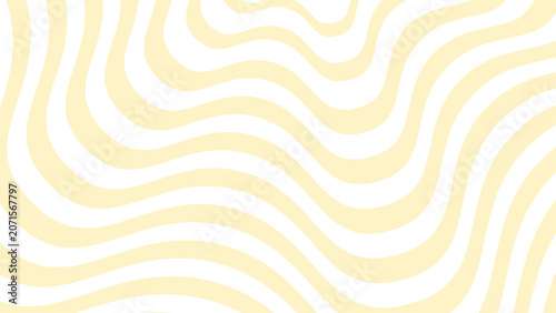 Cream colored flowing wavy lines creating abstract motion pattern on transparent background