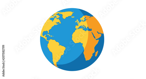 Globe Earth Planet World Map.