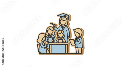 Graduate standing at a podium speaking.