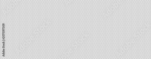 White nylon mesh texture banner with seamless sportswear fabric pattern. Athletic grid backdrop recreating tech polyester jersey material for sport design.