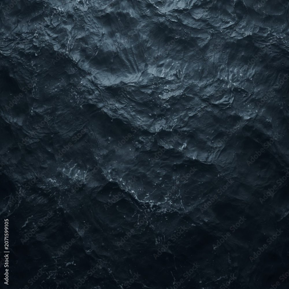 Obraz premium Ultra-Realistic Dark Stormy Ocean Water Texture Background