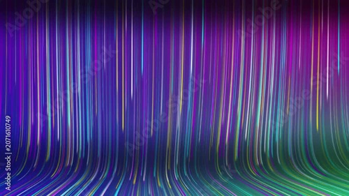 Abstract background with flowing vertical light streaks in vibrant purple and blue colors.Abstract Vertical Light Streaks Flowing Downward in Purple and Blue Hues