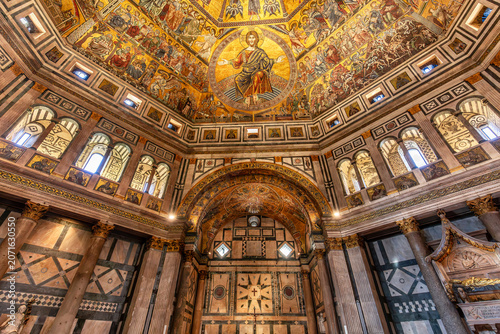 Bild auf Leinwand Baptistery of saint John, Florence, Italy