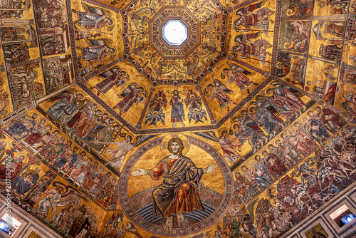 Konstfotografi Baptistery of saint John, Florence, Italy