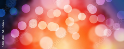 Abstract Peach Coral Bokeh Light Background