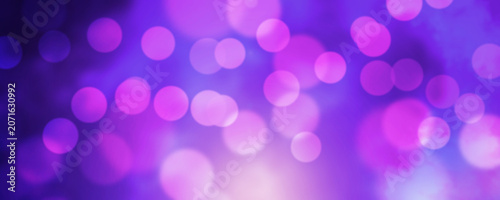 Abstract Purple and Pink Bokeh Lights Background