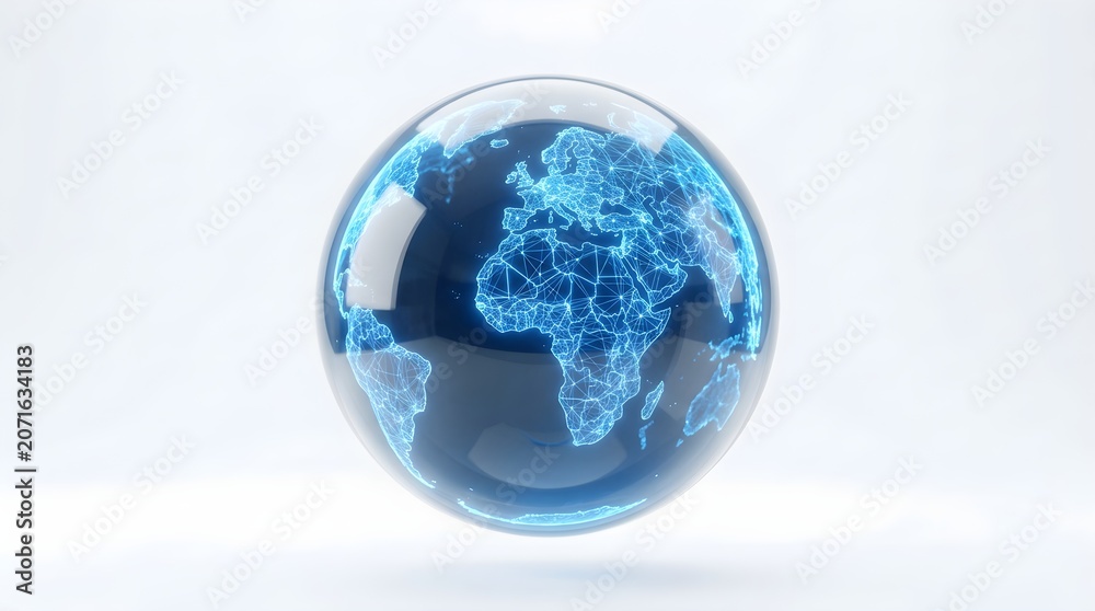 Obraz premium World Population Day Global Population and Human Connectivity Concept