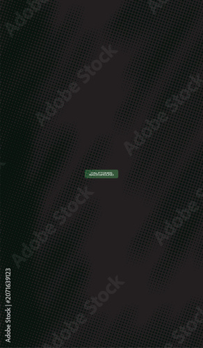 Abstract Dark Diagonal Halftone Pattern Background with Green Neon Accent