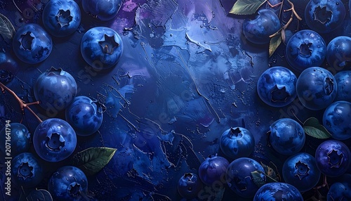 Blueberries Still Life.