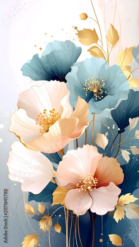 Colorful bouquet of assorted flowers in vase.