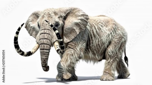 Big giant imaginary prehistoric elephant