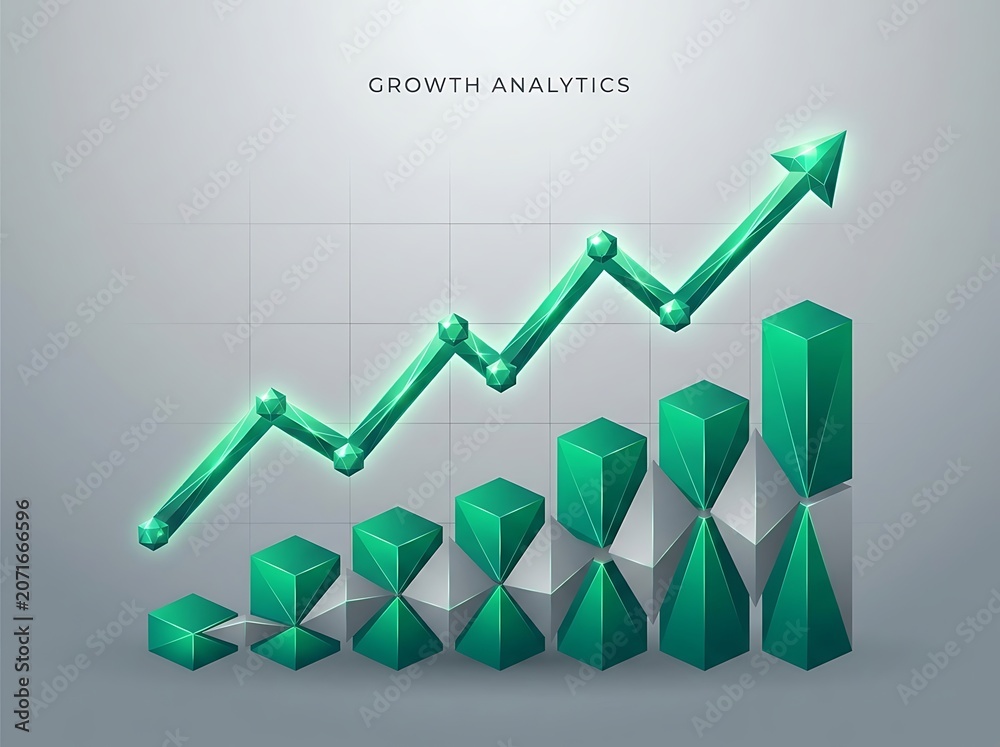 Obraz premium An abstract isometric illustration of a rocket launching into a blue circuit background with clouds