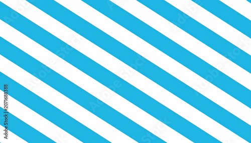 Blue and White Diagonal Stripes