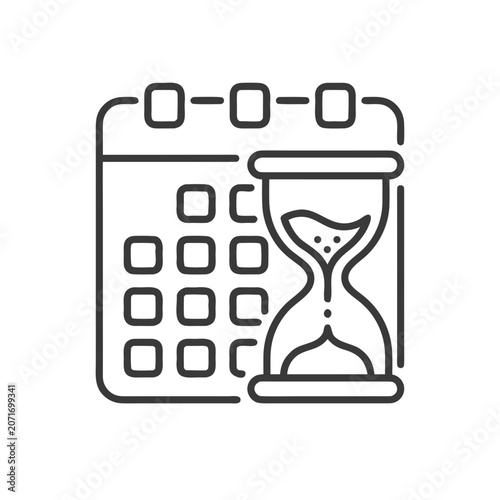 hourglass icon vector illustration