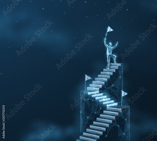 Photos Man on the top of ladder