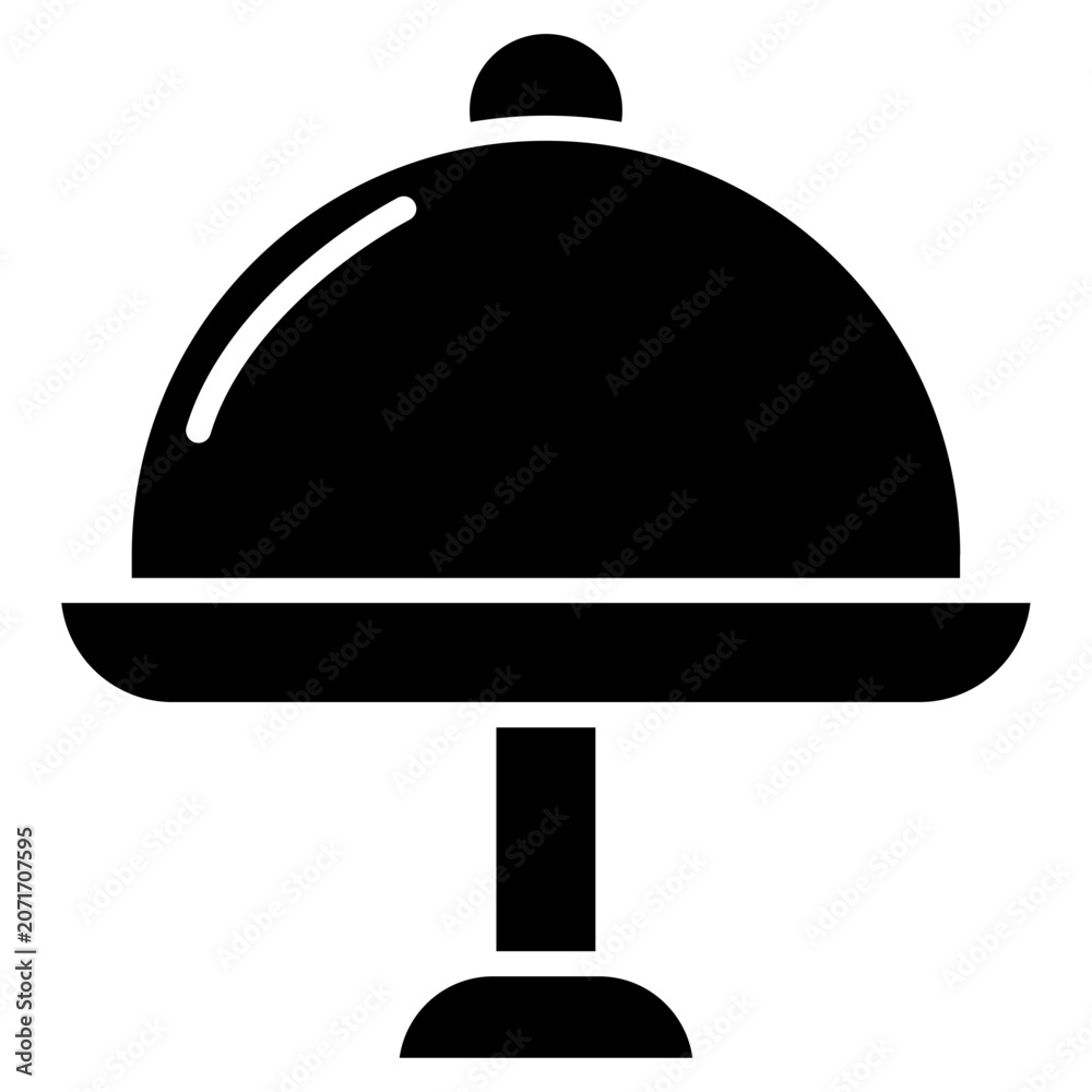 Fototapeta premium Food Platter Icon