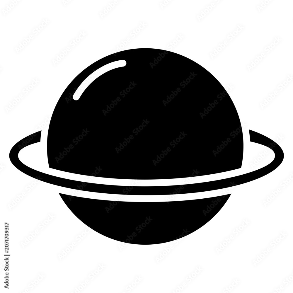Fototapeta premium Space Debris Icon