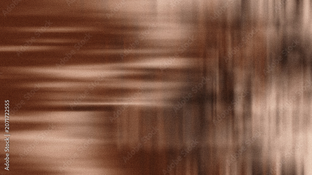 Fototapeta premium Abstract brown grainy gradient background with cross motion blur lines